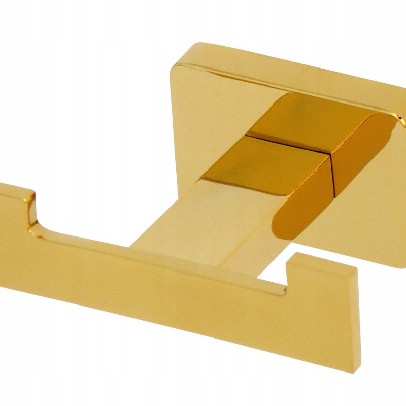 Wieszak na ręcznik Estiva KER Golden podwójny złoty