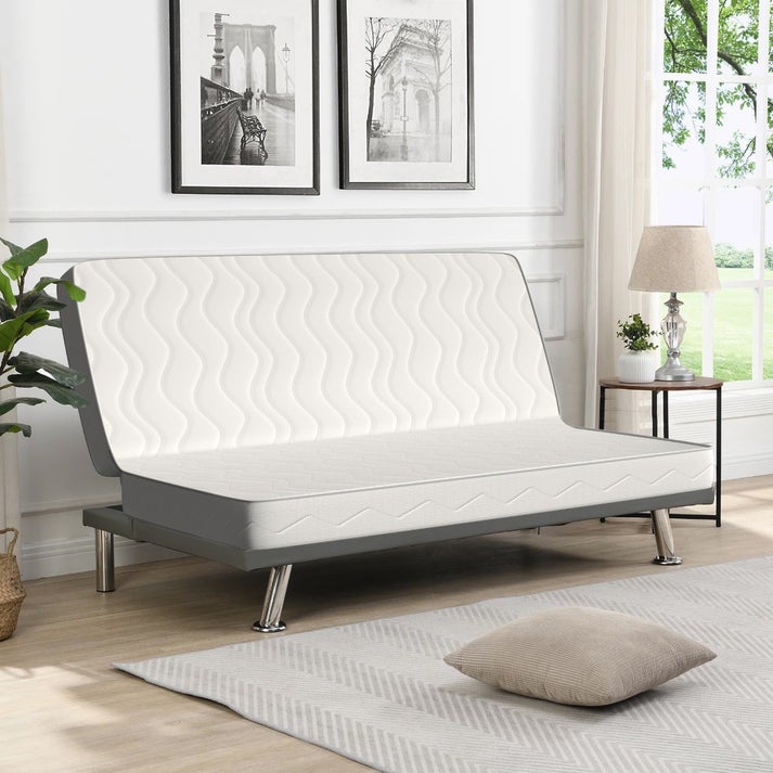 Matelas pliable 140x190 cm, pour canapé-lit Clic-Clac - avec découpe centrale. - 4