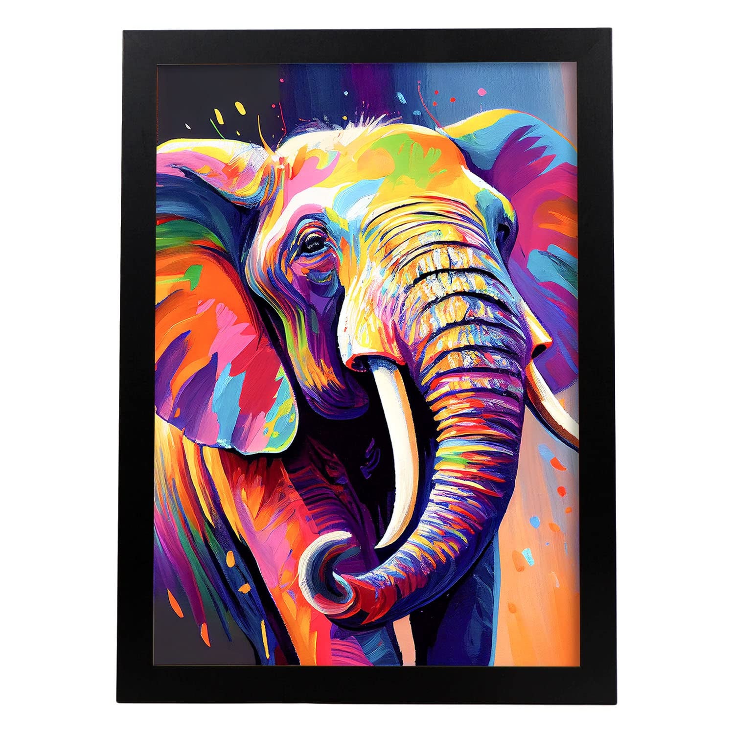 Affiche Éléphant exotique