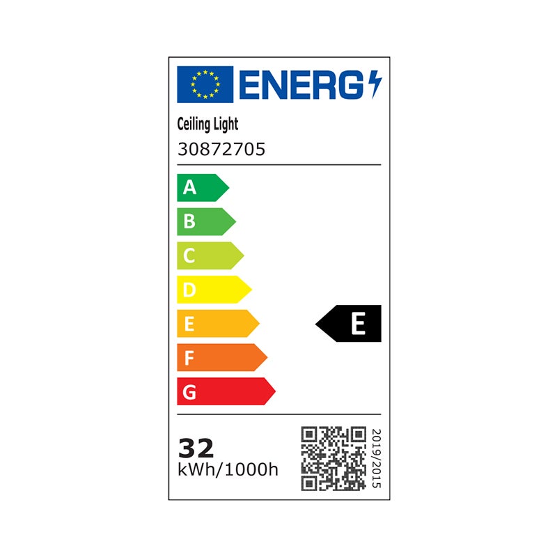 GOECO Plafón LED Redondo 32W 2500lm Moderno, 27*22*6cm para Pasillo, Dormitorio, Cocina, Salón - Blanco Frío 6000K - 10