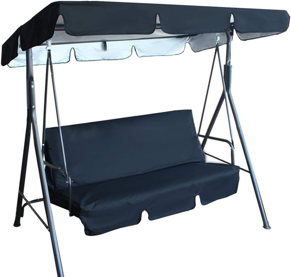 Pokrowiec na huśtawkę, trzy daszki huśtawki ogrodowej + pokrowce na siedziska, pokrowiec przeciwkurzowy na krzesło ogrodowe, pokrowiec na poduszkę