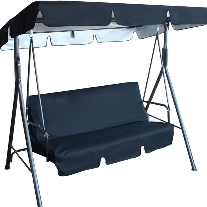 Pokrowiec na huśtawkę, trzy daszki huśtawki ogrodowej + pokrowce na siedziska, pokrowiec przeciwkurzowy na krzesło ogrodowe, pokrowiec na poduszkę