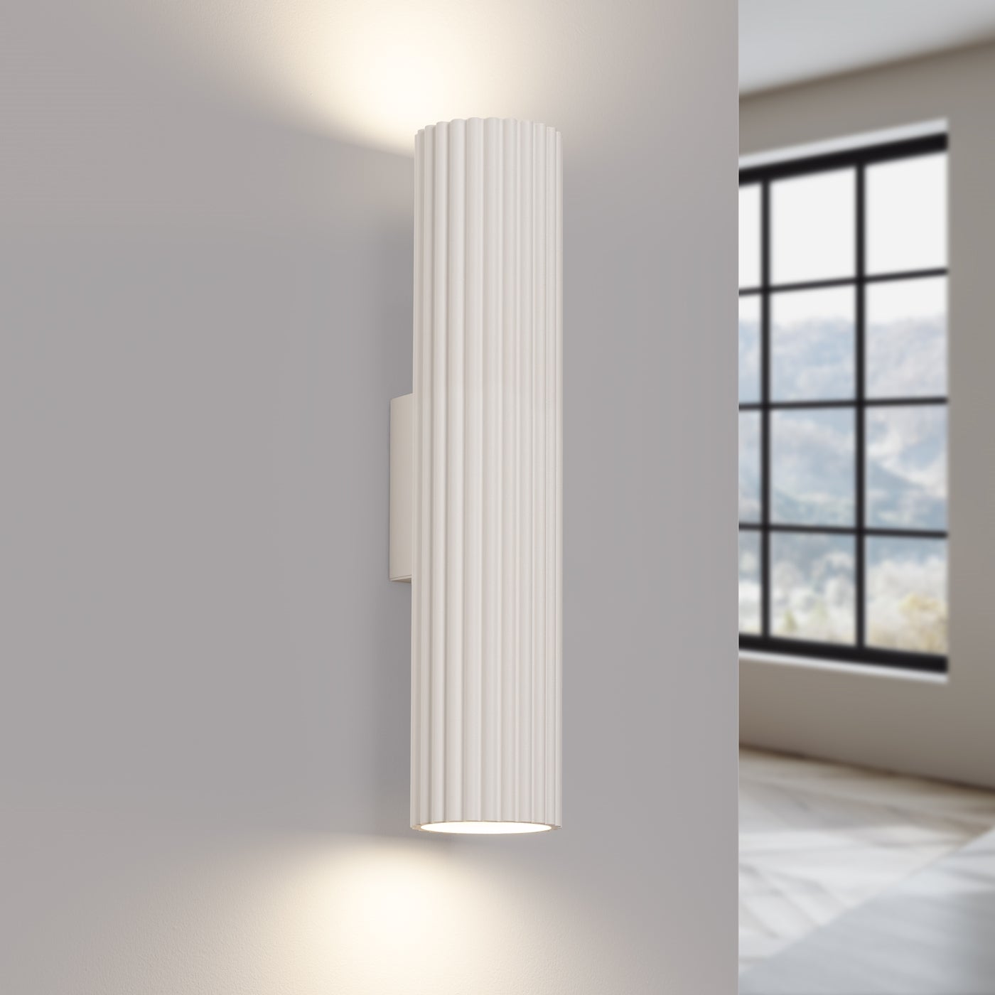 Kinkiet GLOOW 30 beżowy LED 3000K - 6.5x8.5x30cm Sollux