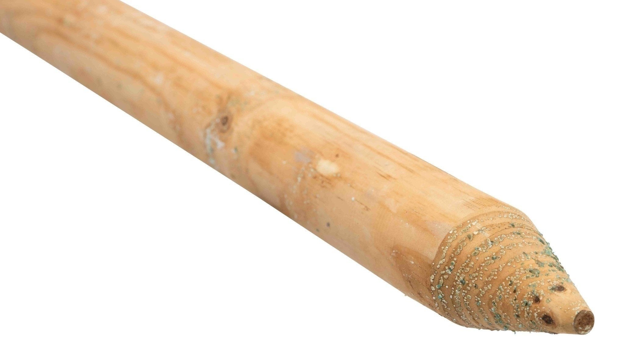Poteaux Ronds en bois imprégnés fraisées 120cm 6cm - 4