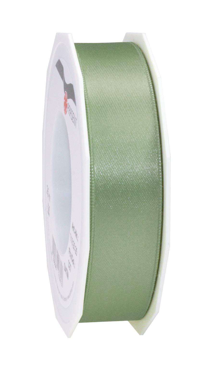 Nastro Reggalo In Raso Verde Antico C.E. PATTBERG - 25m X 25mm, Per Pacchi, Decorazioni E Fai Da Te - Foto 2