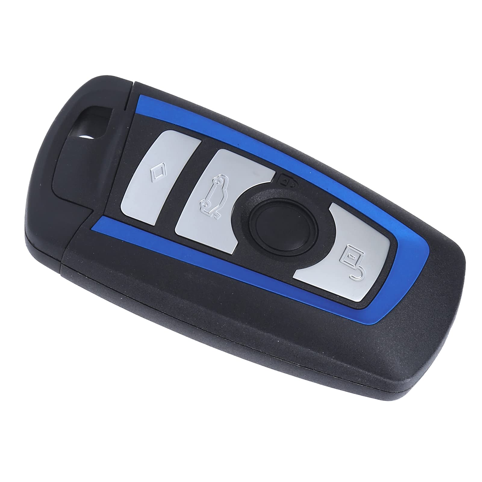 Guscio portachiavi auto nero piccolo, sostituzione intelligente per 550i GT 2010-2011 (4 chiavi) - 7