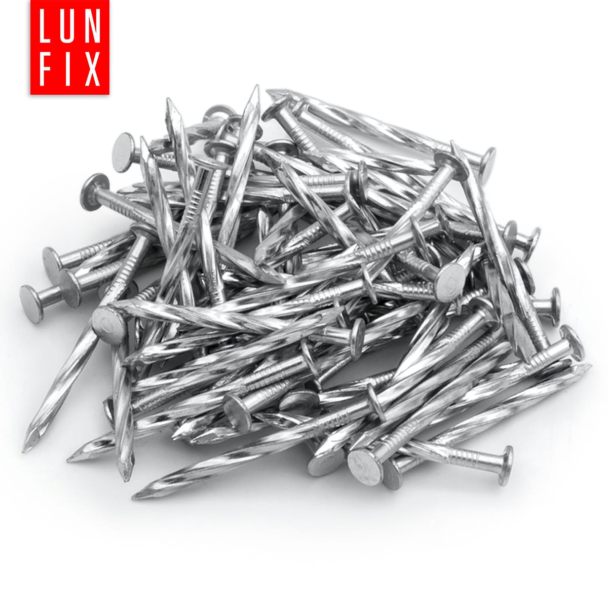 Gwoździe skręcane 3x80 mm ocynkowane 1kg ok. 214szt. - 3