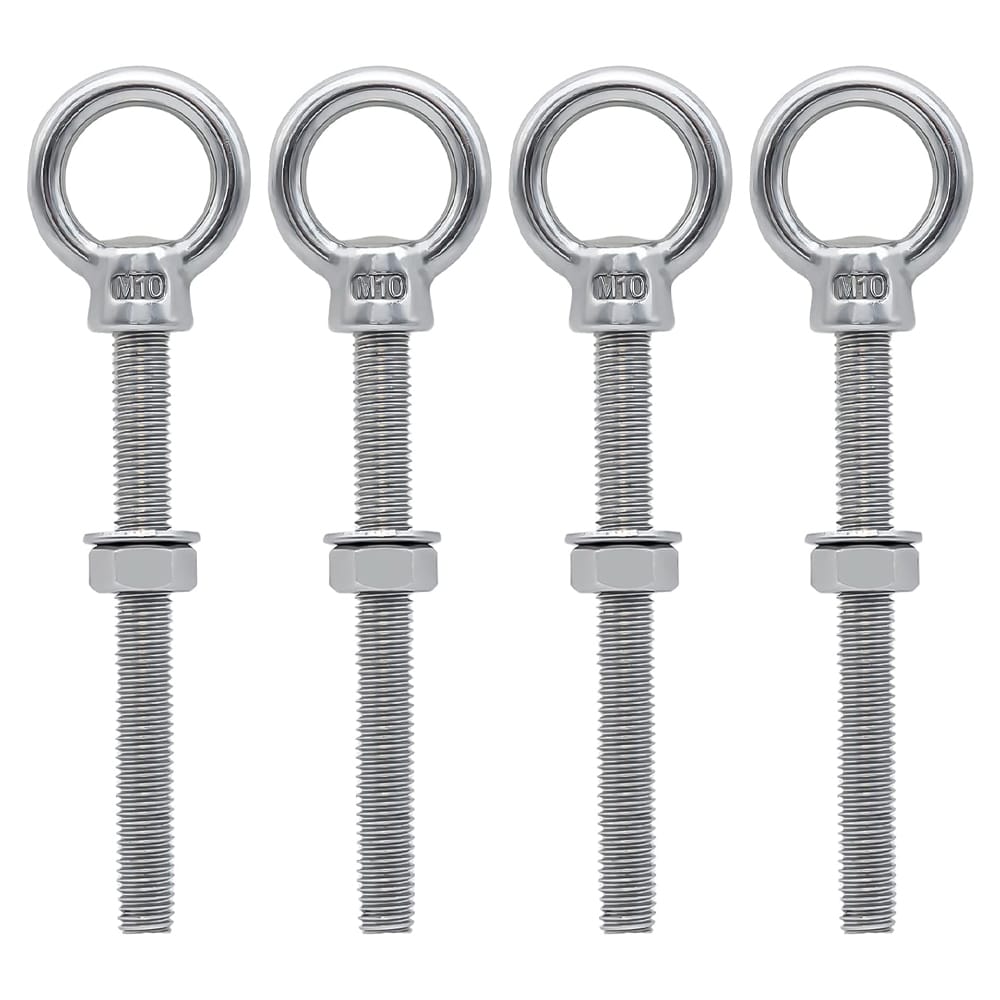 sourcing map Levage Anneau Boulon M10 x 50mm Mâle Fil 304 Inox Acier pour Suspendu Paquet de 2 sourcing map Levage Anneau Boulon M10 x 50mm Mâle Fil 304 Inox Acier pour Suspendu Paquet de 2