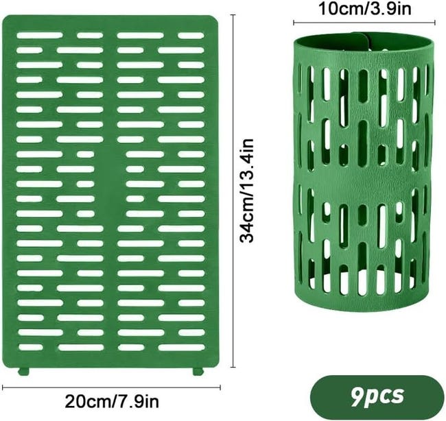 Creperture 10 Pezzi di Protezione per Tronco delle Piante, Regolabile Protezione per Corteccia D'albero Previene Danni da Tagliatori per Proteggere Le Piante Tree e Piantine Creperture 10 Pezzi di Protezione per Tronco delle Piante, Regolabile Protezione per Corteccia D'albero Previene Danni da Tagliatori per Proteggere Le Piante Tree e Piantine