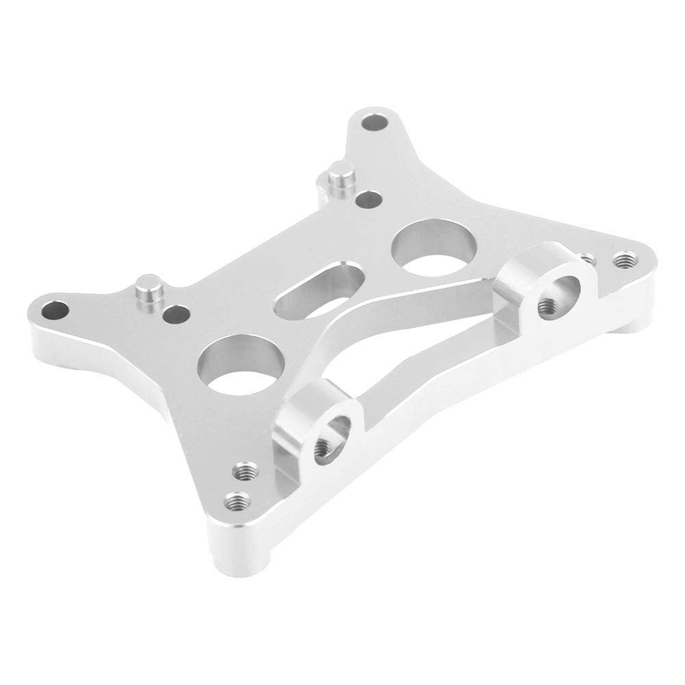 Płyta amortyzatora przedniego ze stopu aluminium do samochodu zdalnie sterowanego FS 53633/51805/51806 w skali 1/10 (srebrna)