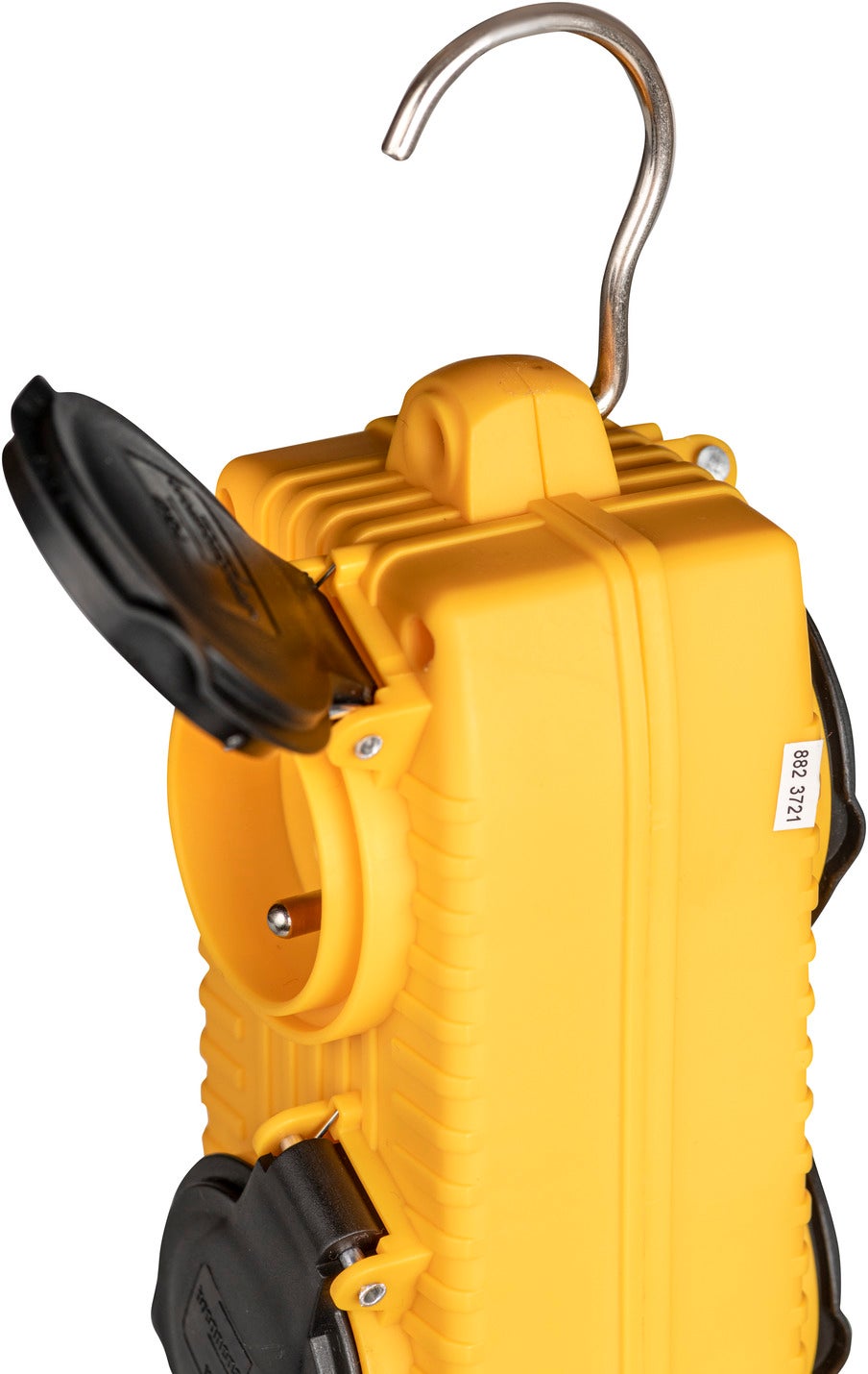 Brennenstuhl Rallonge 10m de cable avec bloc 4 prises a clapet IP44 - Fabrication Francaise - 2