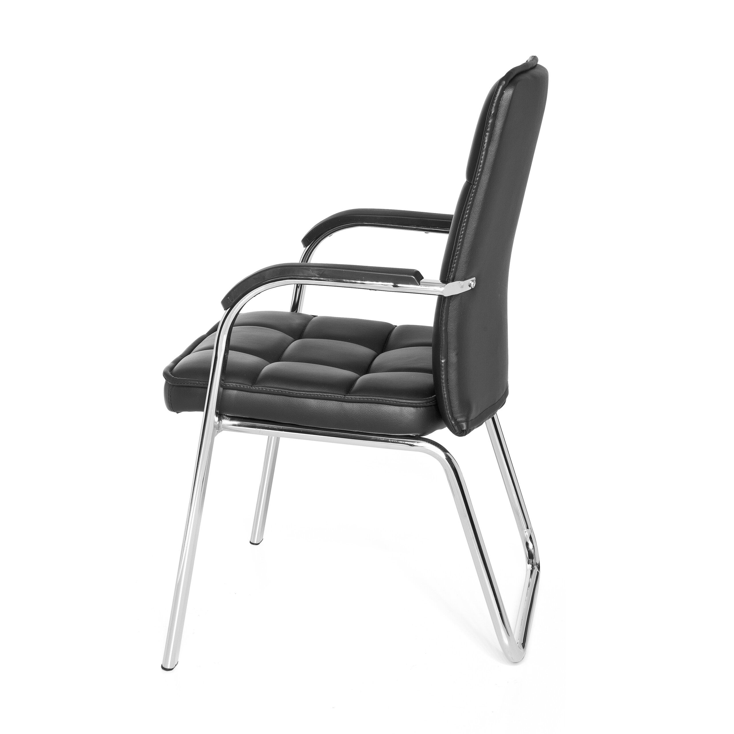 Sedia da conferenza / sedia per visitatori BORNE PU nero hjh OFFICE - 8