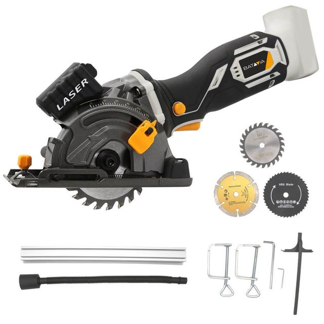 Mini scie Circulaire 18V sans fil Batavia Sans batterie ni chargeur - Maxxpack
