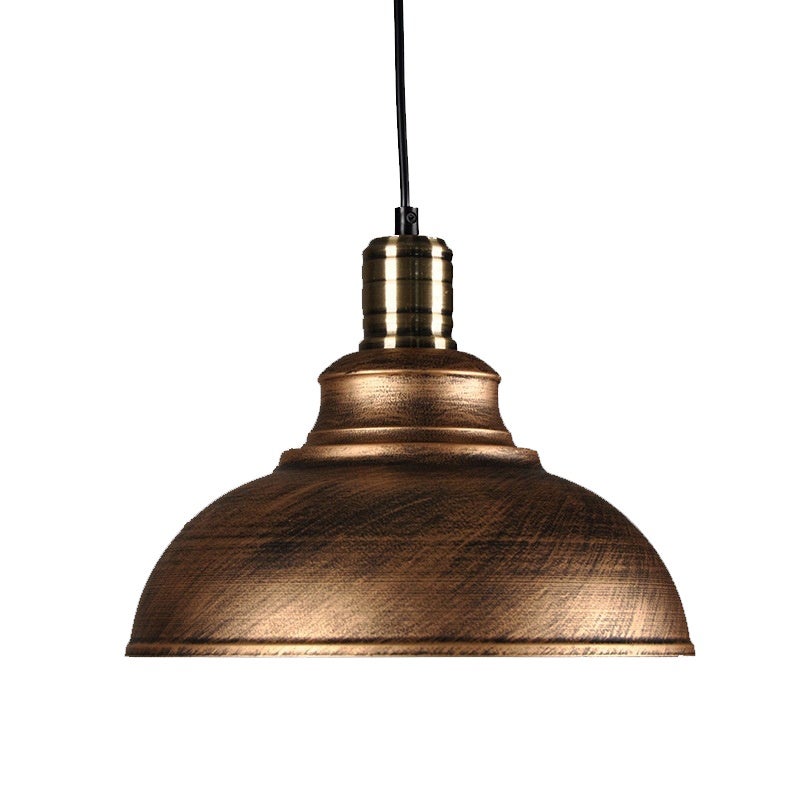 Plafonnier Vintage Industriel – Lampe De Corridor/Suspension – Métal Rouillé – Marque Hofstein