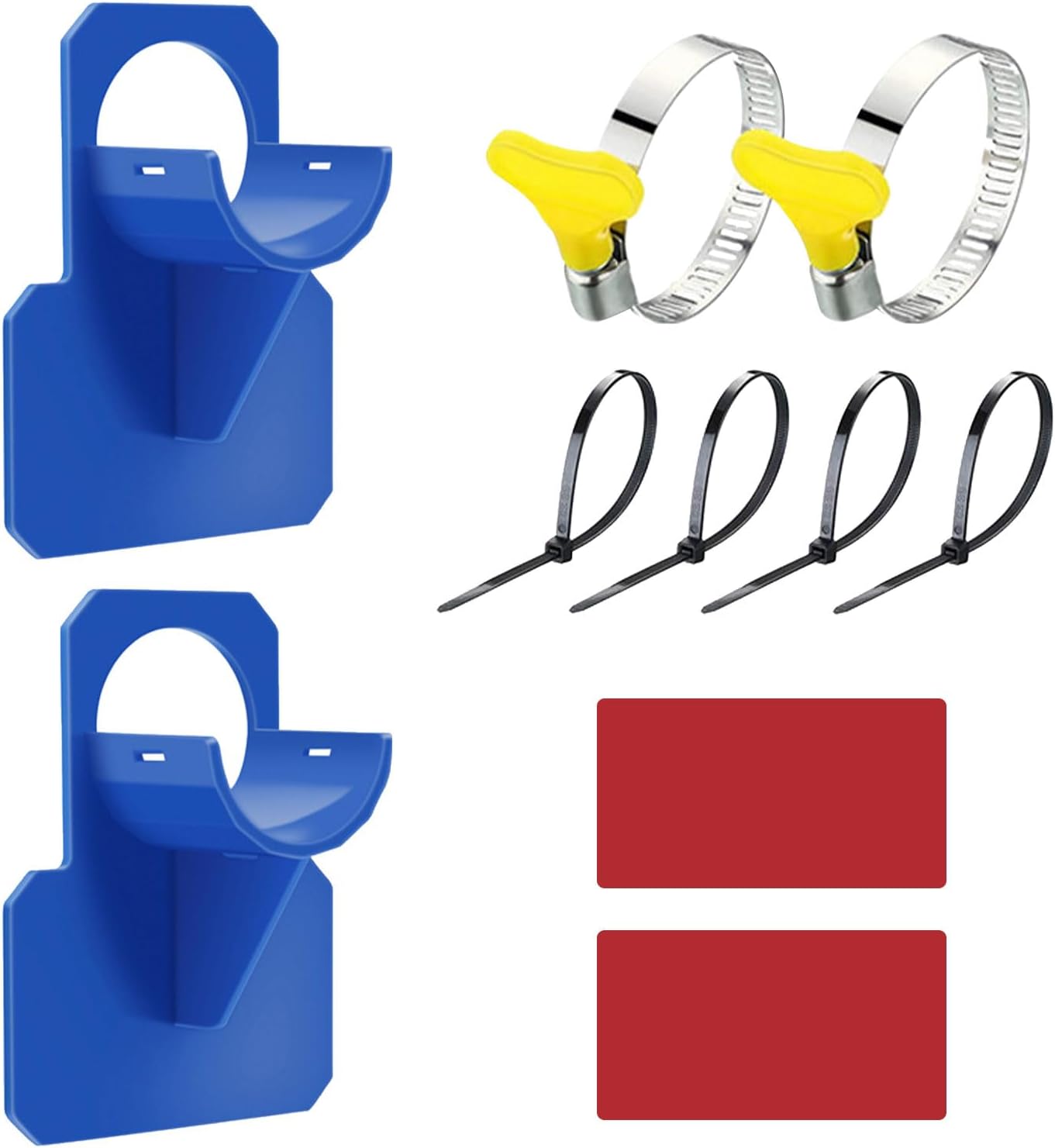 Zestaw podpór do węża basenowego, odpowiedni do pomp podporowych do węży basenowych, odpowiedni do węży o średnicy od 30 do 37 mm, 2 sztuki