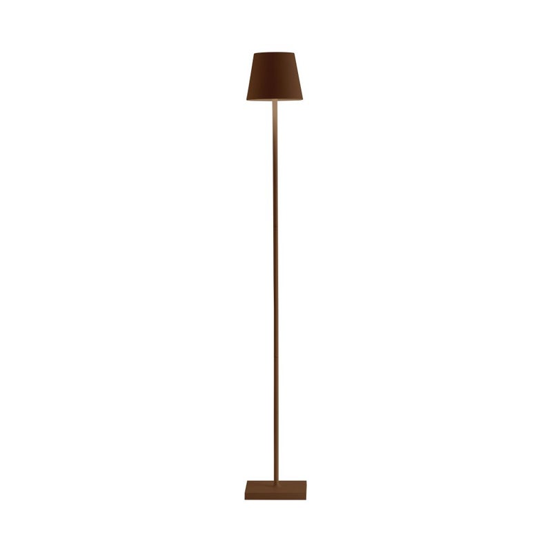 Lampa LED Zafferano Poldina Pro L Corten ładowalna i ściemnialna z akumulatorem do 12 godzin - 2200-2700-3000K 3 wysokości 52-87-122 cm