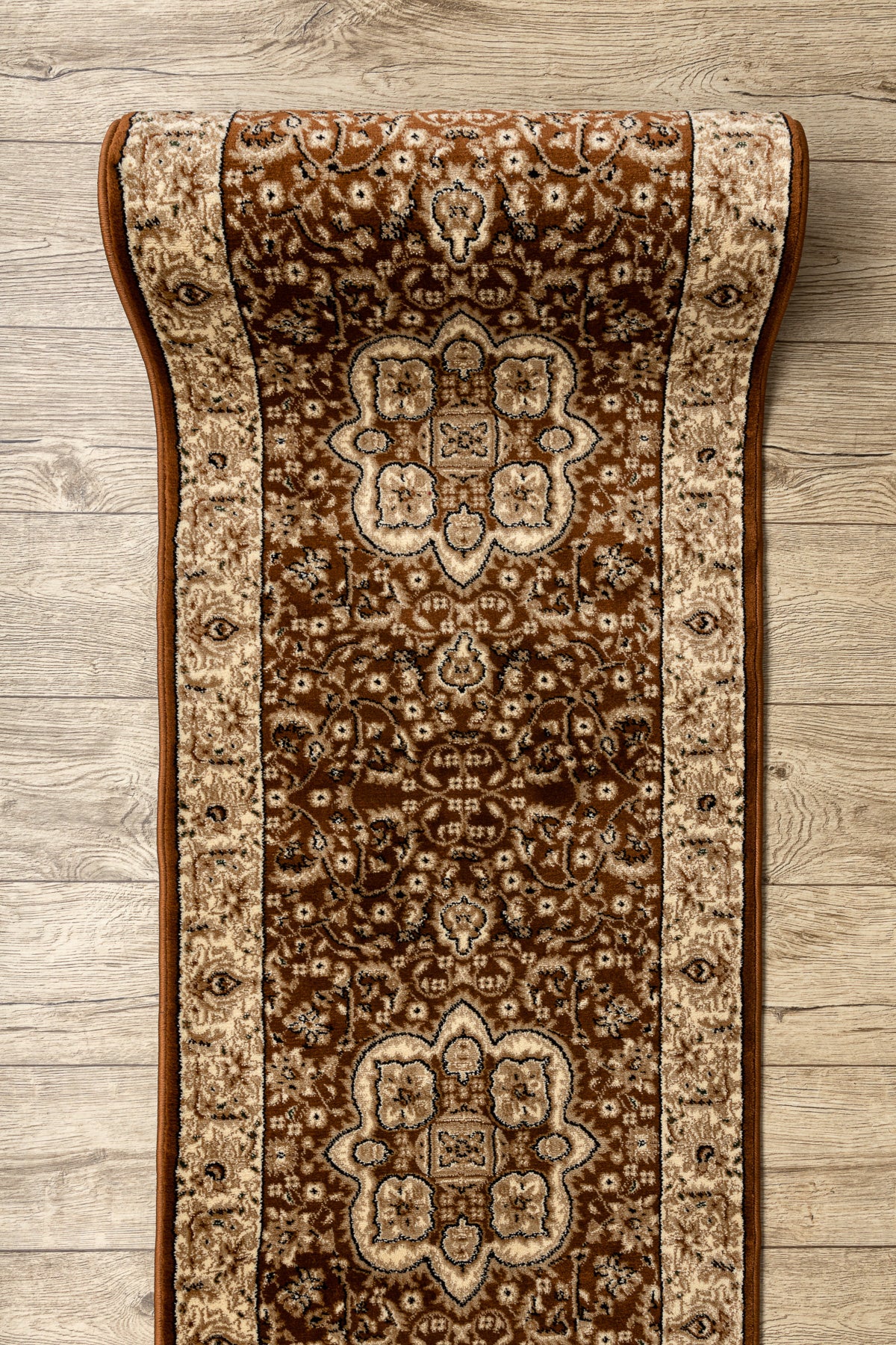 Traversa heat-set Royal Agy 0521 maro 80 cm 80x620 cm | Leroy Merlin