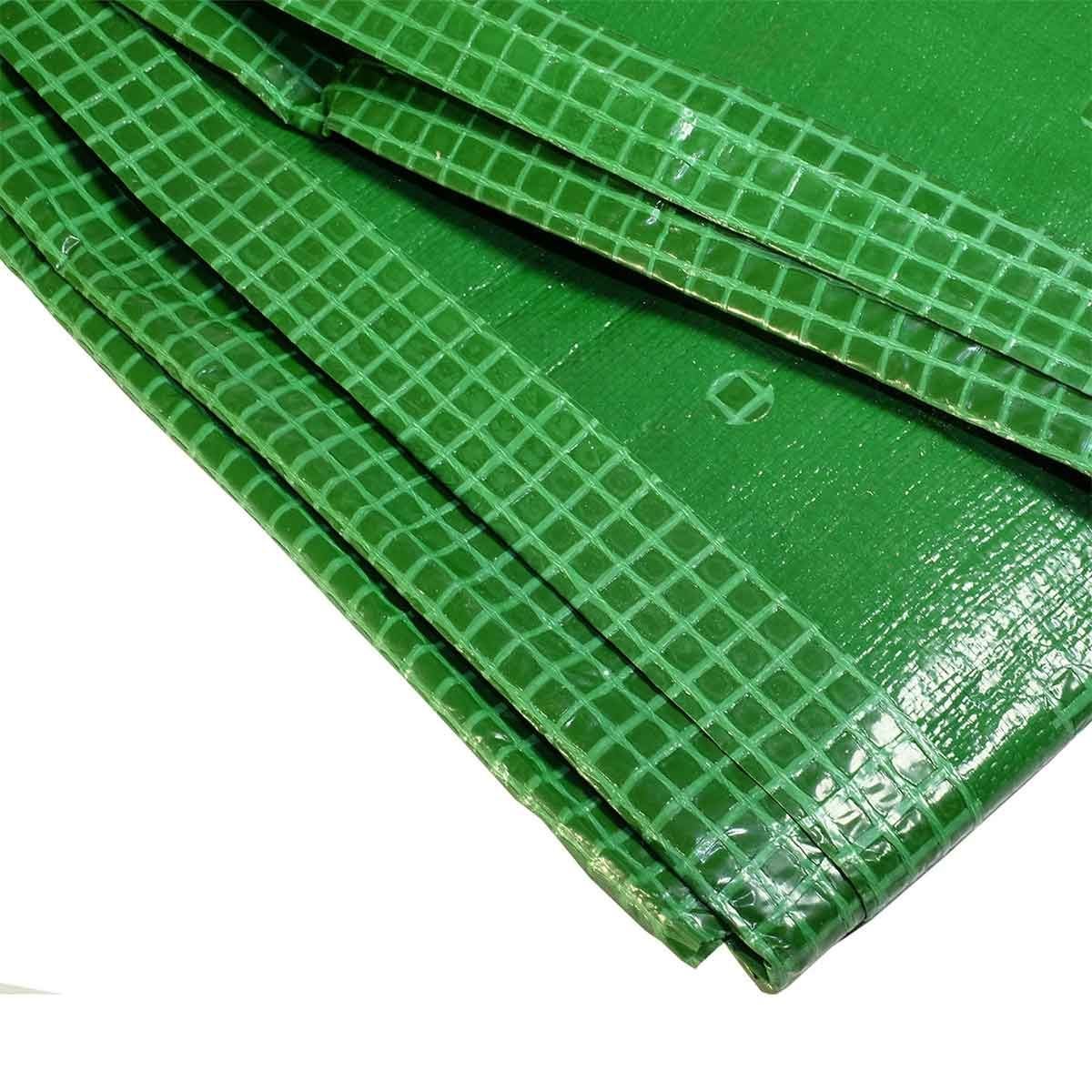 Bâche Armée Verte 4x6 m - TECPLAST - VR170MU - Bâche de protection - Haute Qualité - Imperméable - Résistance Anti-UV - 4