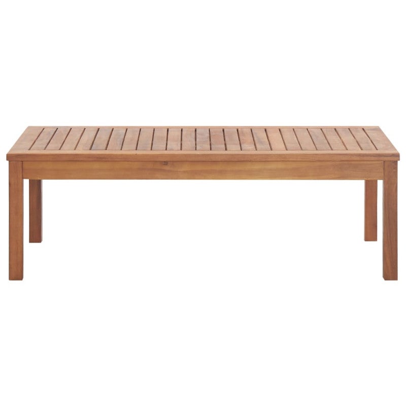 Salon de jardin avec coussins 4 pcs Bois d acacia solide - 4