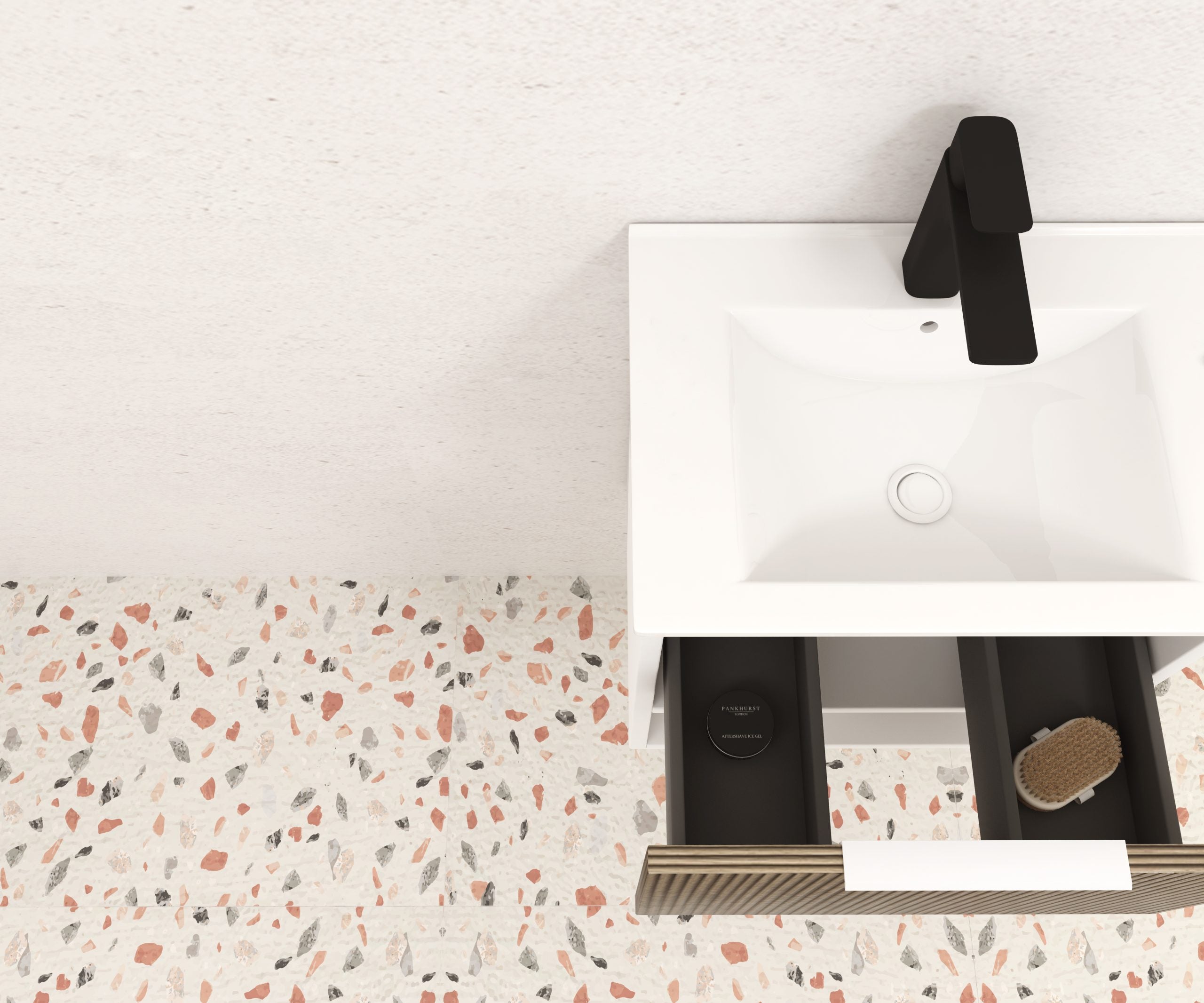 Ensemble de meubles de salle de bain Alcatraz Avantarea FORLET 50 cm + lavabo + miroir - 3
