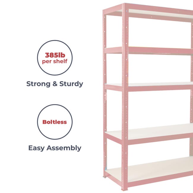 Étagère de garage G-Rack : 180 cm x 90 cm x 30 cm | Deux compartiments, unité bleue à Étagère de garage G-Rack : 180 cm x 90 cm x 30 cm | Deux compartiments, unité bleue à