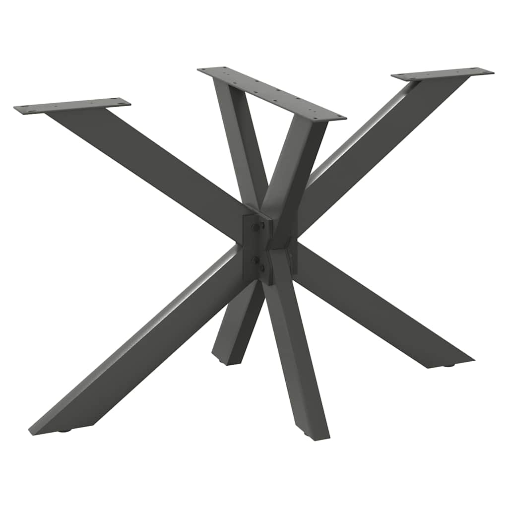 Pied De Table En Acier XPOtool Forme Araignée - Support Pour Plateau Jusqu'à 200kg (43x58x98cm, Noir)