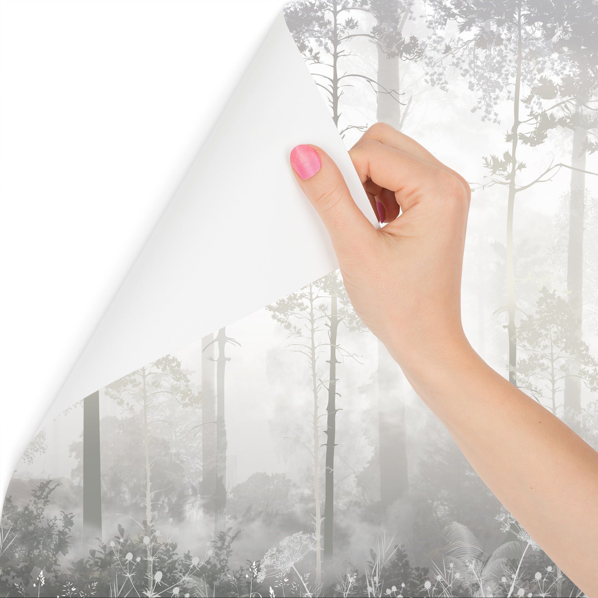 Vlieseline Papel Pintado Fotografia Para Habitación FOREST Trees Vintage Style 360cm x 240cm - 3