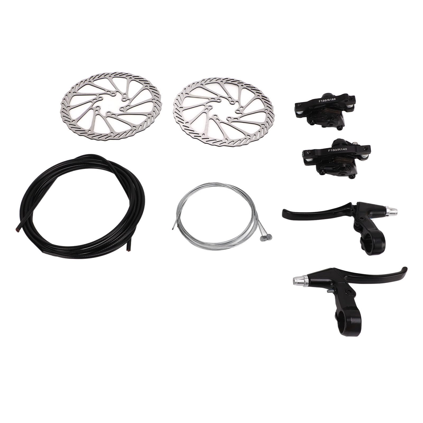 Kit Freins à Disque Complets Pour Vélo De Route - Avant Et Arrière - Noir - RD-02B