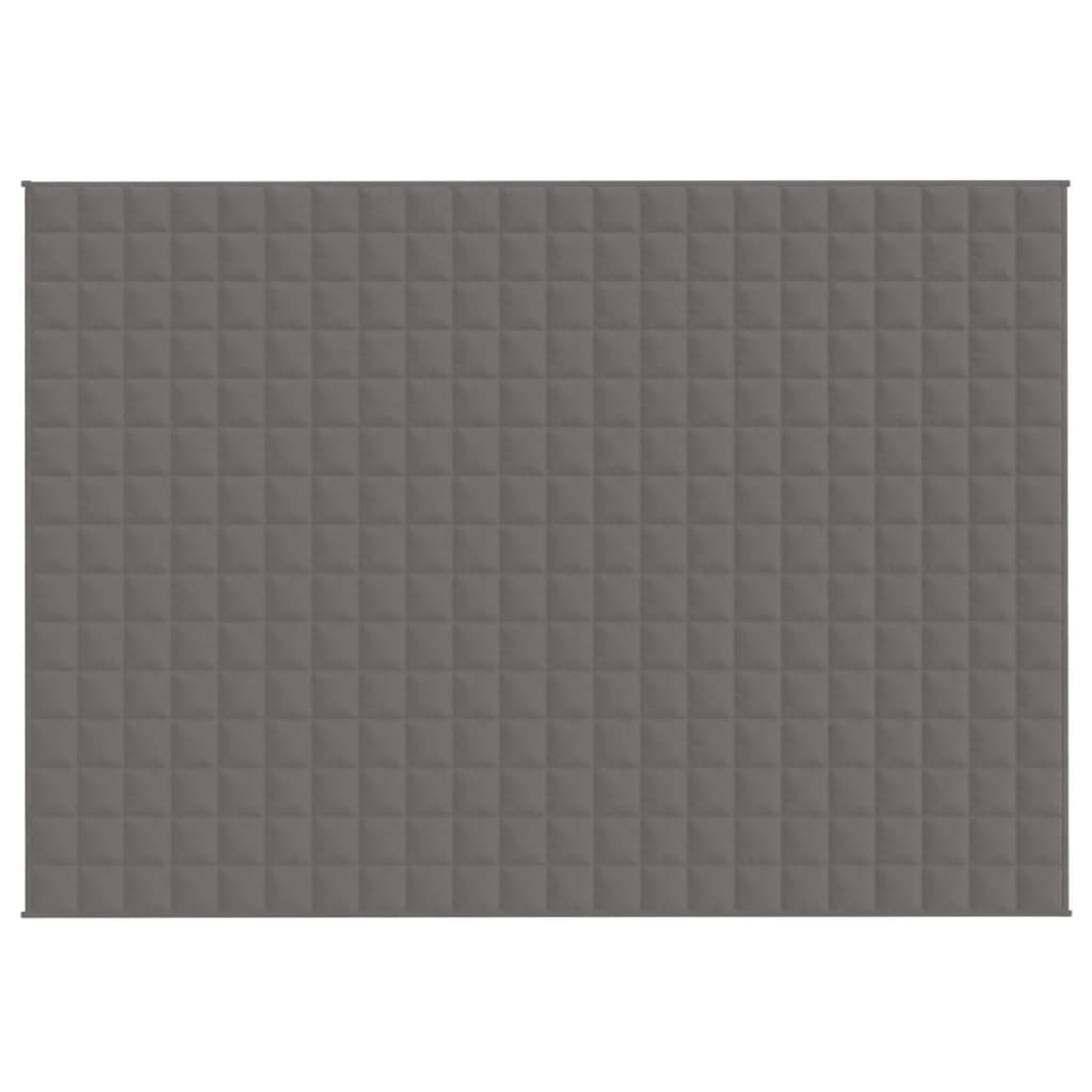 Couverture lestée Gris 155x220 11 kg Tissu - 3