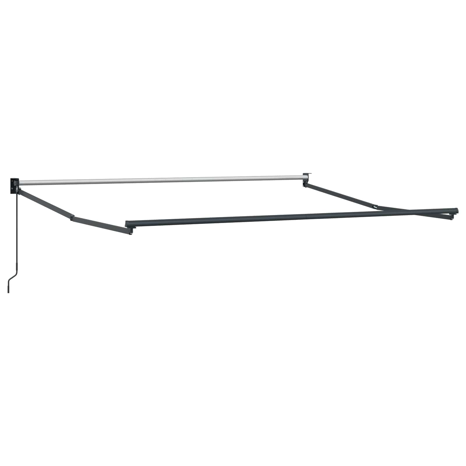 Toldo Retrátil Manual Preto 300x250 cm - Sombra Elegante para Espaços Externos - 5