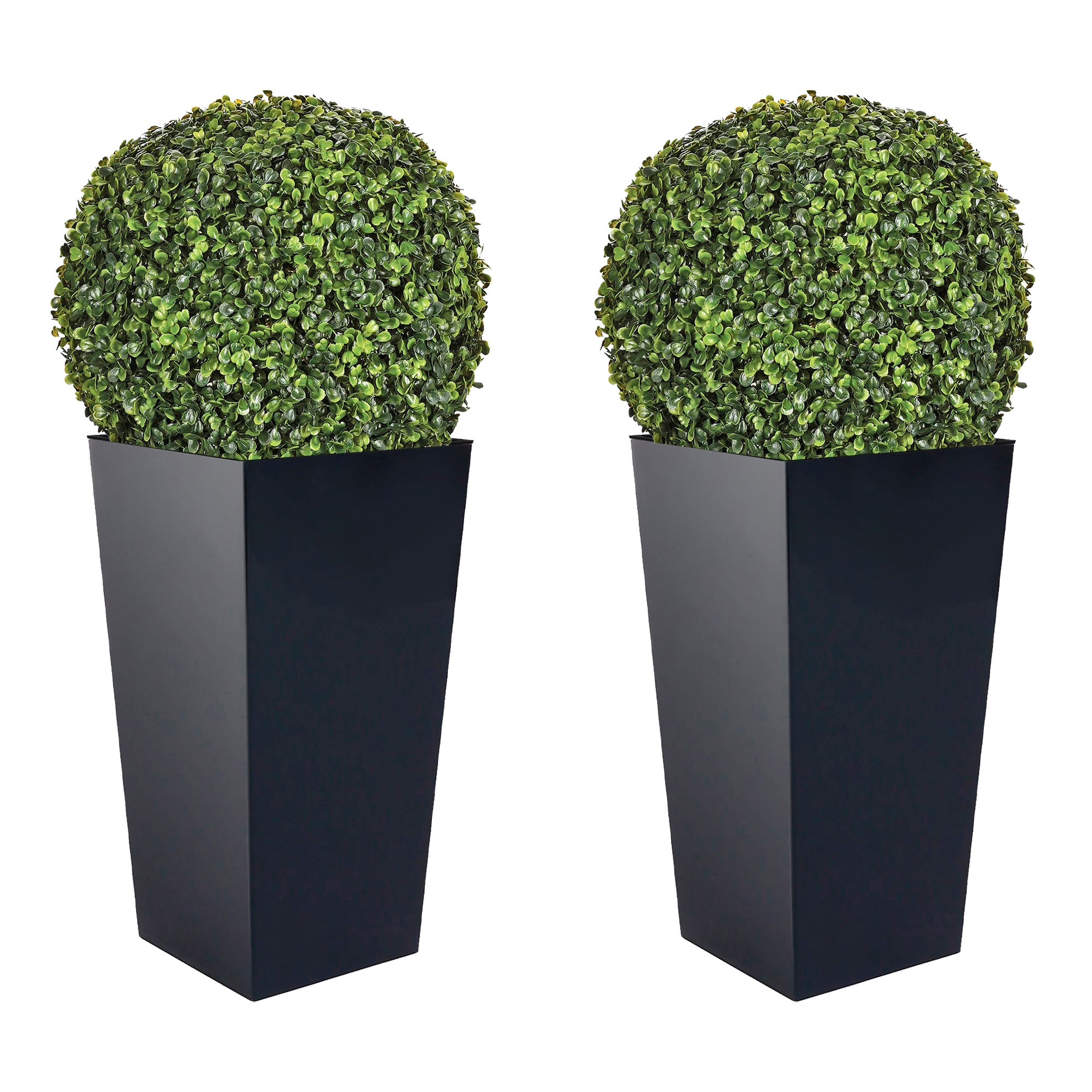 Vaso Di Fiori Di Plastica Rettangolare Di Colore Marrone Immagine Stock