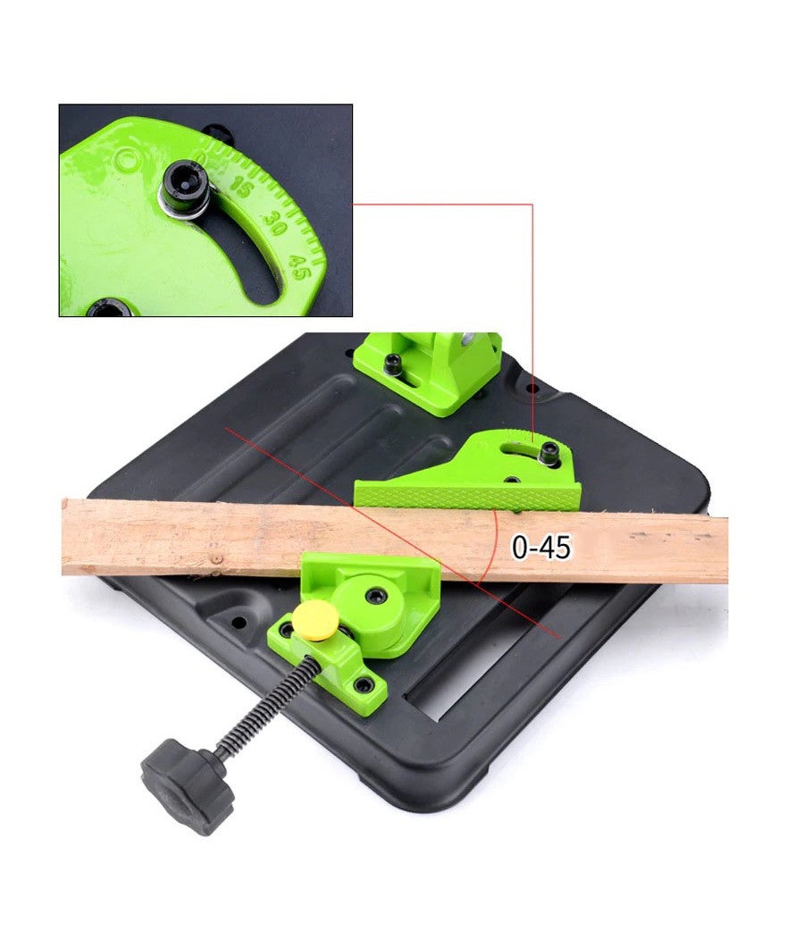 Supporto Banco Per Smerigliatrice Angolare 125/115 Mm - Stabile E Regolabile Per Tagli Di Precisione - Foto 13