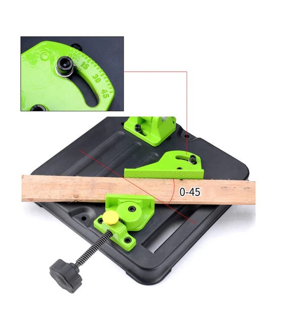 Supporto Banco Per Smerigliatrice Angolare 125/115 Mm - Stabile E Regolabile Per Tagli Di Precisione - Foto 13