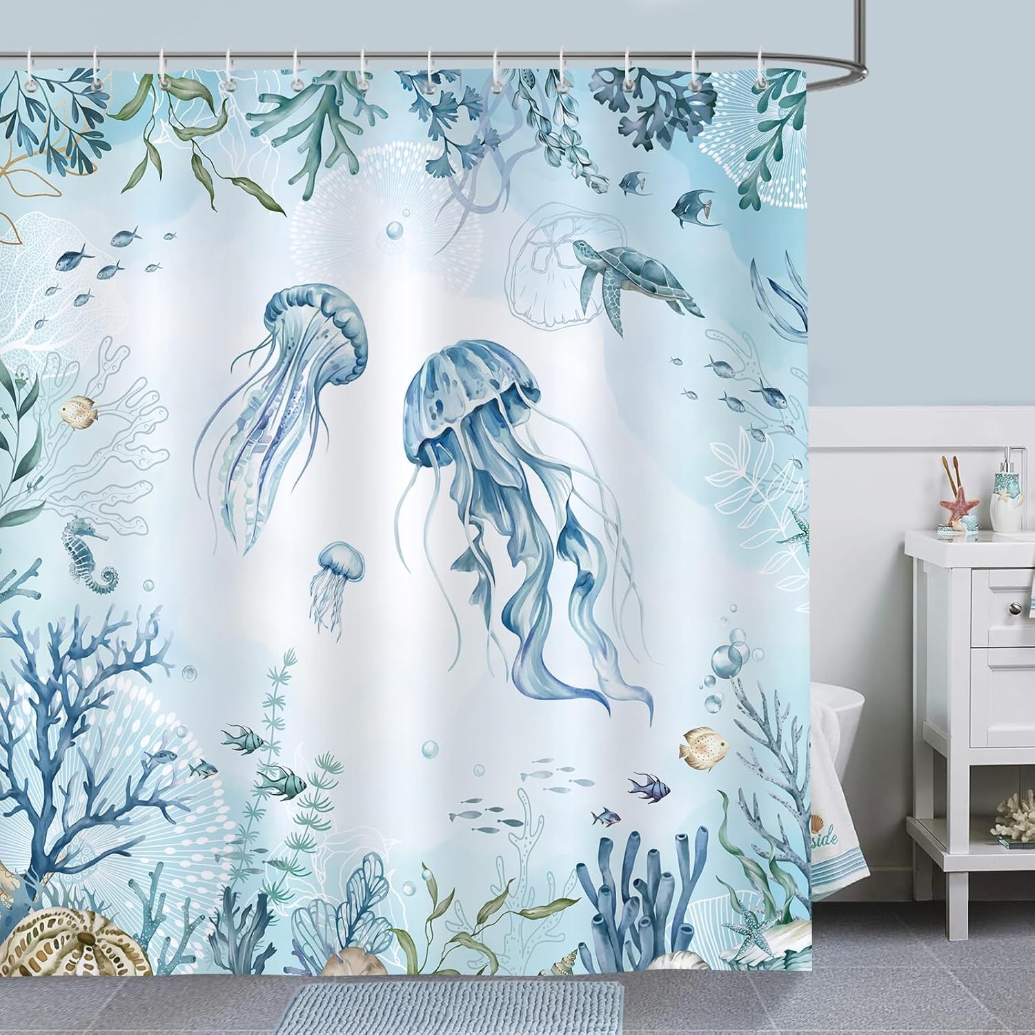 120x180cm  Tenda Da Doccia Impermeabile Per Bagno, Tenda Da Doccia In Piume Peva Arredamento Moderno Traslucido Tenda Da Doccia In Piume Verdi 85211343