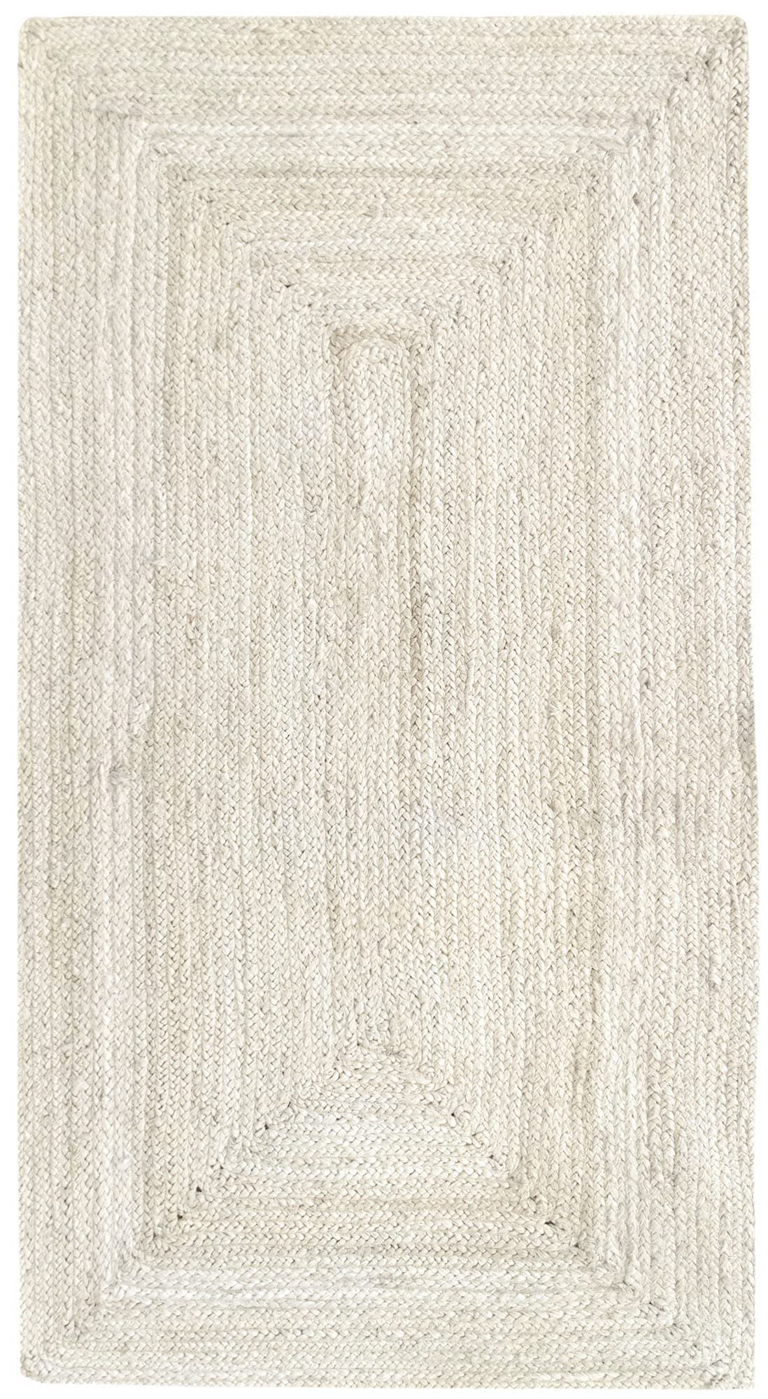 Hamid - ALHAMBRA BLANCO 150x80cm - Dywan z juty idealny do sypialni i przedpokoju