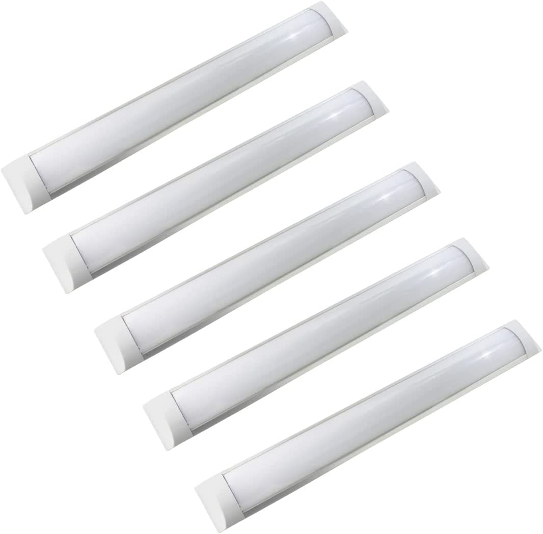 Opakowanie x5 wąskich taśm LED ze zintegrowanymi taśmami LED 36 W, barwa chłodnobiała 6000 K, 120 cm