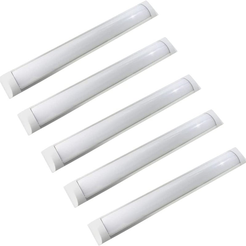 Opakowanie x5 wąskich taśm LED ze zintegrowanymi taśmami LED 36 W, barwa chłodnobiała 6000 K, 120 cm