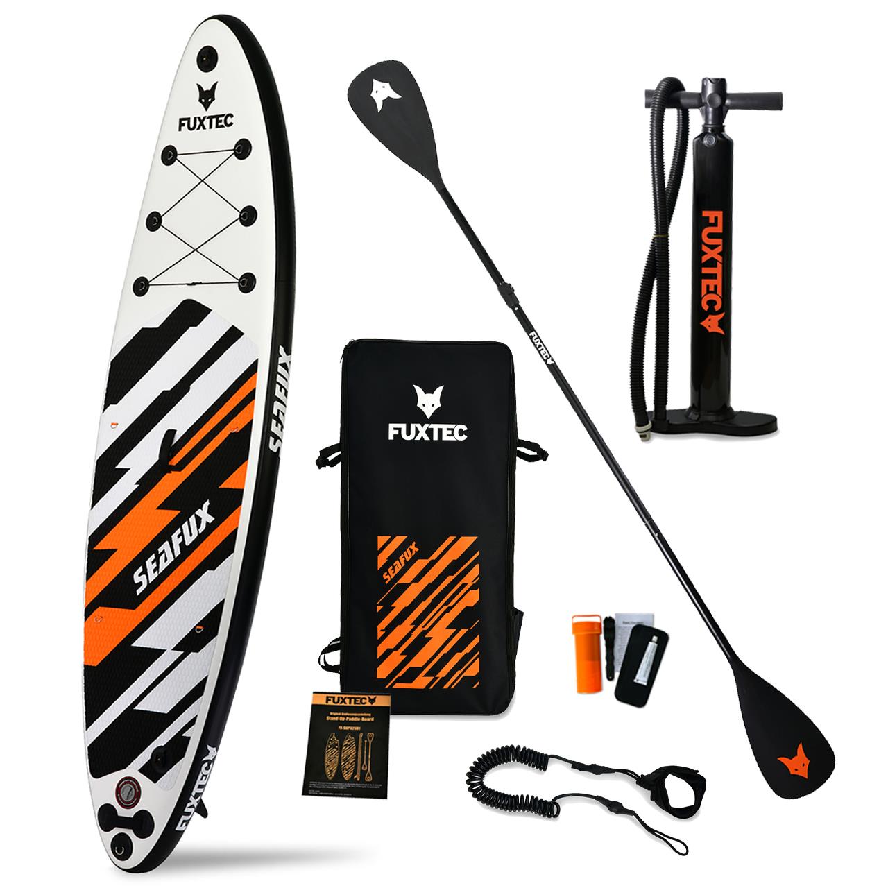 FUXTEC SUP Board, 320x81x15 cm, wytrzymalosc do 150kg, z plecakiem