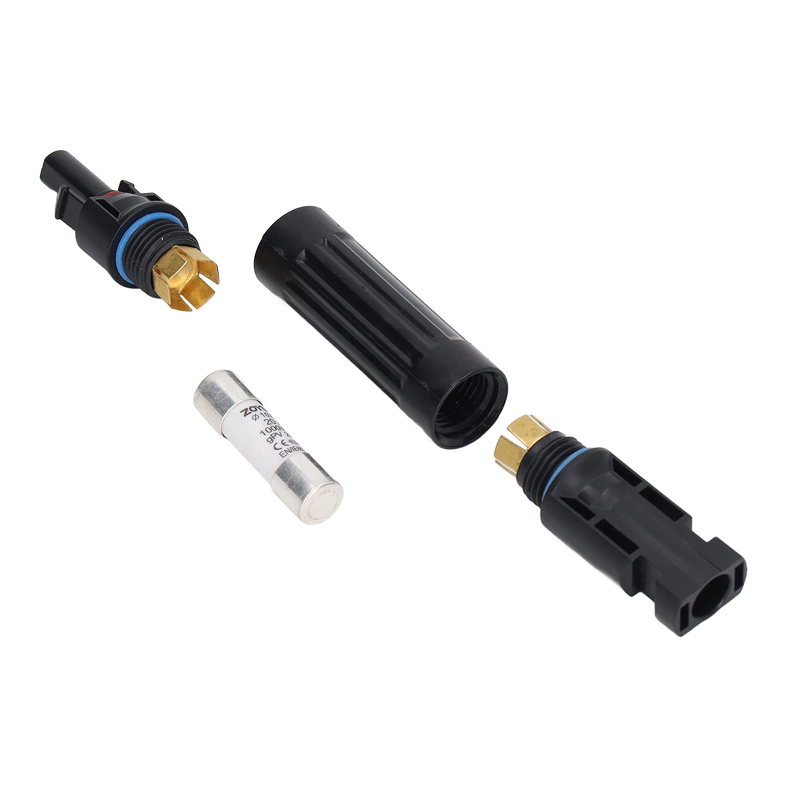 Connecteur Diode Solaire 20A IP67 - Avec Diode Anti-retour Intégrée - Pour Panneaux Photovoltaïques 1000V - Lot 2 Pièces