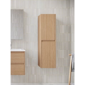 TENDANCE Meuble Haut 2 Portes de Salle de Bain - Style épuré