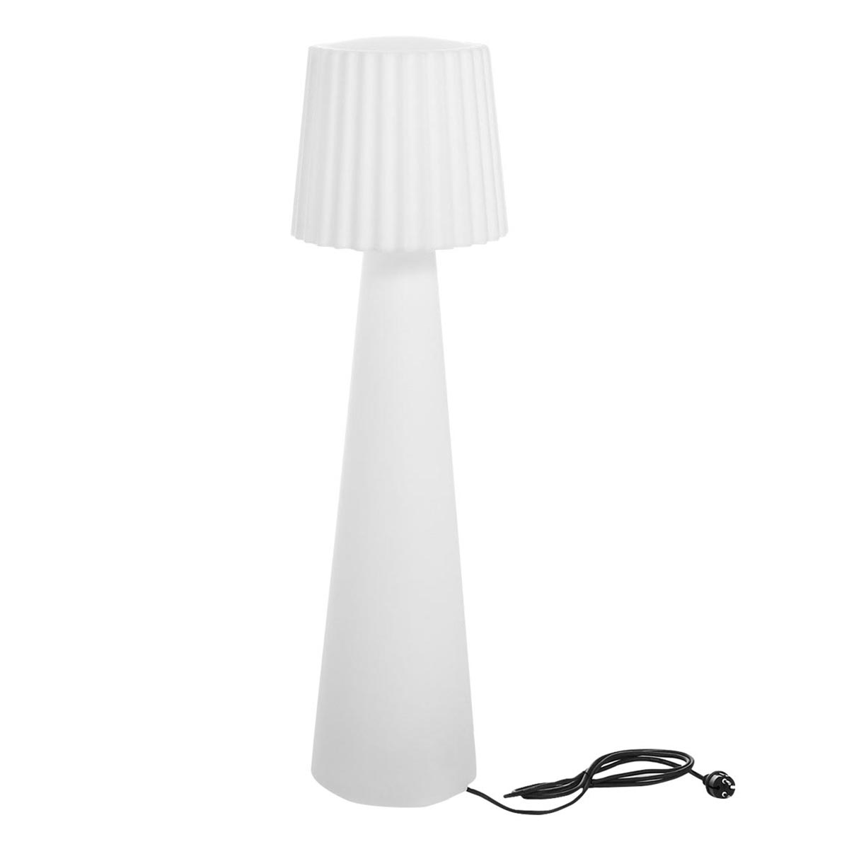 Lampa podłogowa LADY E27 zasilana sieciowo, wys. 110 cm