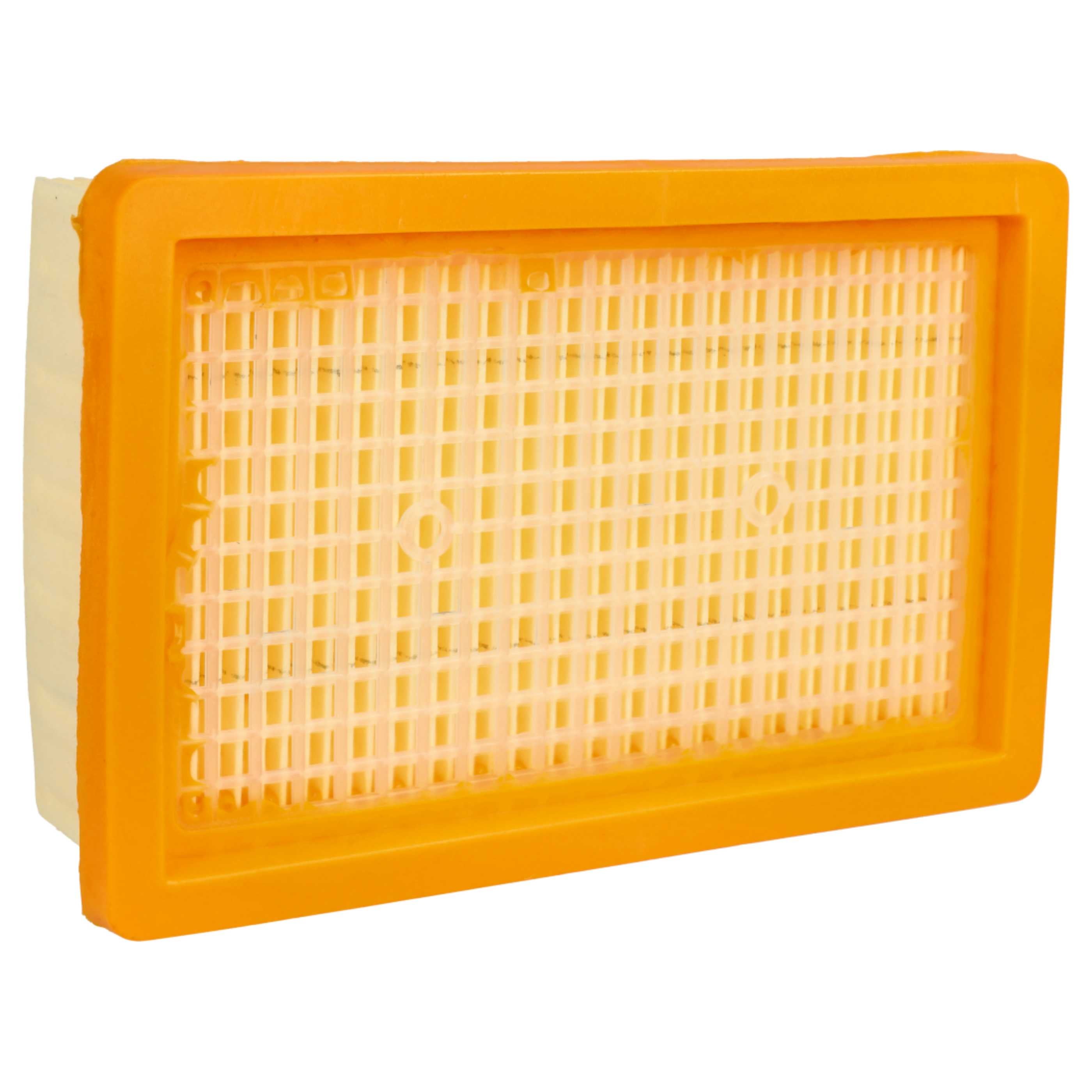 vhbw Lot de 5x filtres plissé plat compatible avec Kärcher KNT 4 aspirateur - Élément filtrant - Remplacement pour Kärcher 2.863-005.0, KFI 4410 - 2
