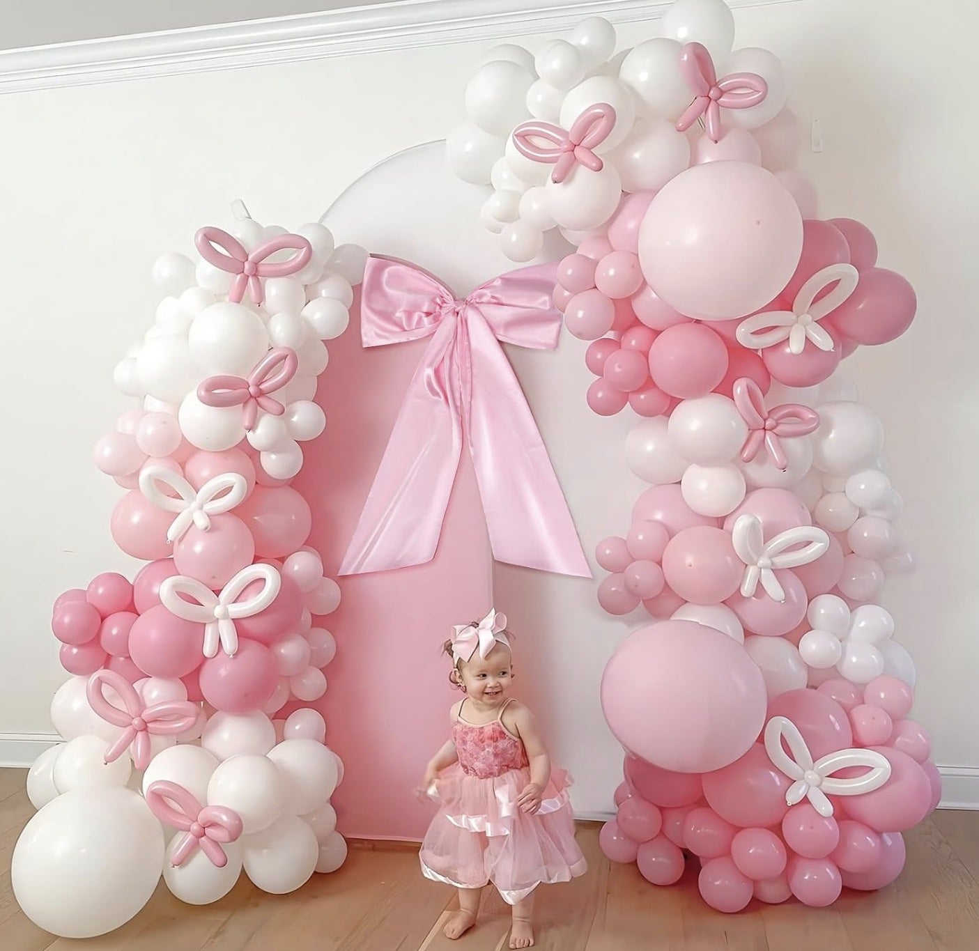 Lazo grande, decoración de pared, ideal para decorar un fondo de fiesta de cumpleaños,una pared,regalo colgante de cinta de satén,decoración navideña - 5
