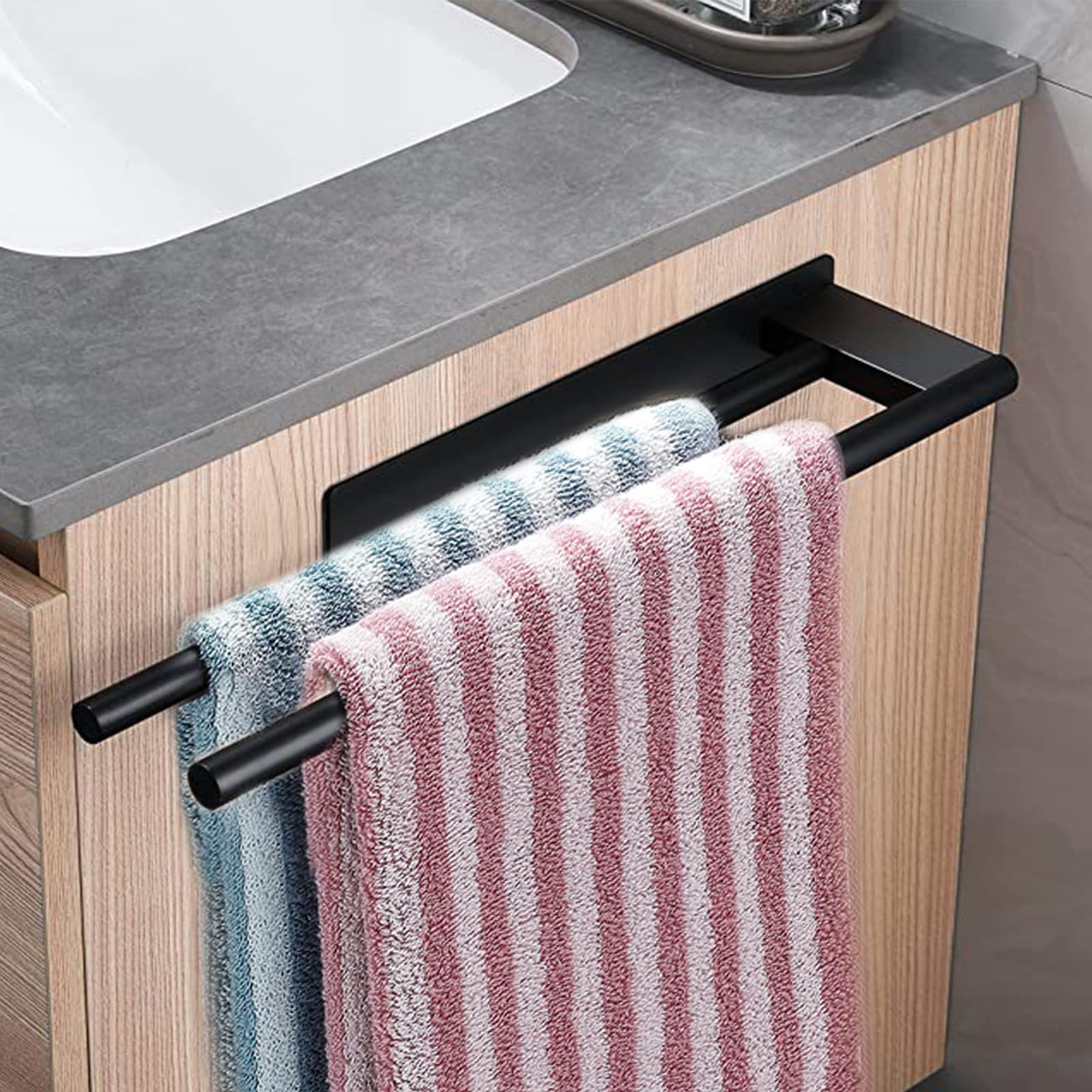 ChAusa 2 Pièces Porte-Serviettes pour Portes,Support à Serviettes Extensible pour Cuisine,sans Perçage,Acier Inoxydable Porte Serviette Salle de Bain pour la Salle de Bain et la Cuisine ChAusa 2 Pièces Porte-Serviettes pour Portes,Support à Serviettes Extensible pour Cuisine,sans Perçage,Acier Inoxydable Porte Serviette Salle de Bain pour la Salle de Bain et la Cuisine