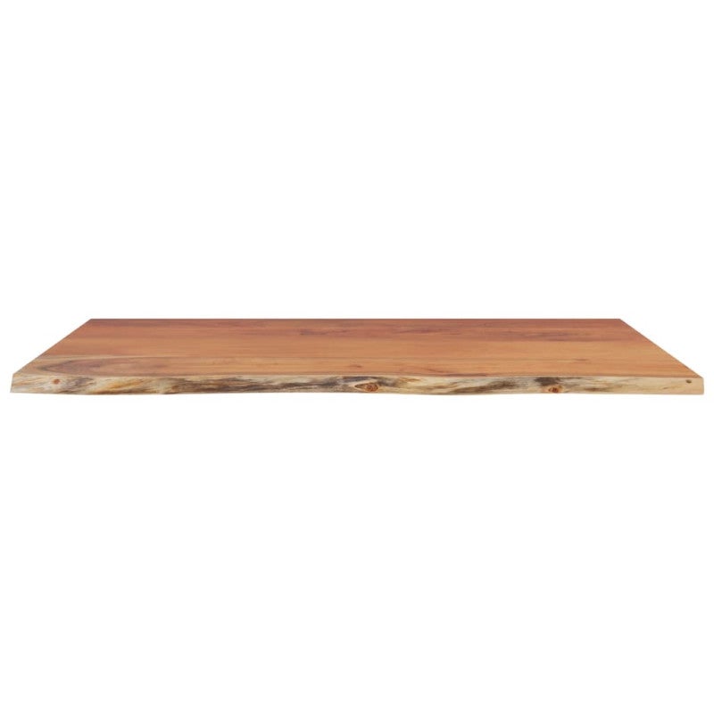 Piano Bagno Rettangolare in Legno Massello di Acacia 90x60x2,5 cm - Design Elegante e Resistente - 4