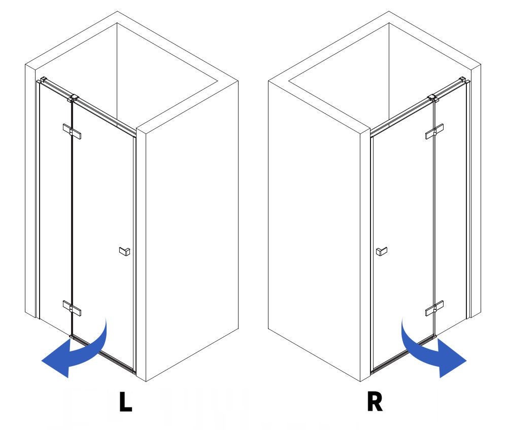 Drzwi Prysznicowe Rea Atlas Chrom 100 - 5