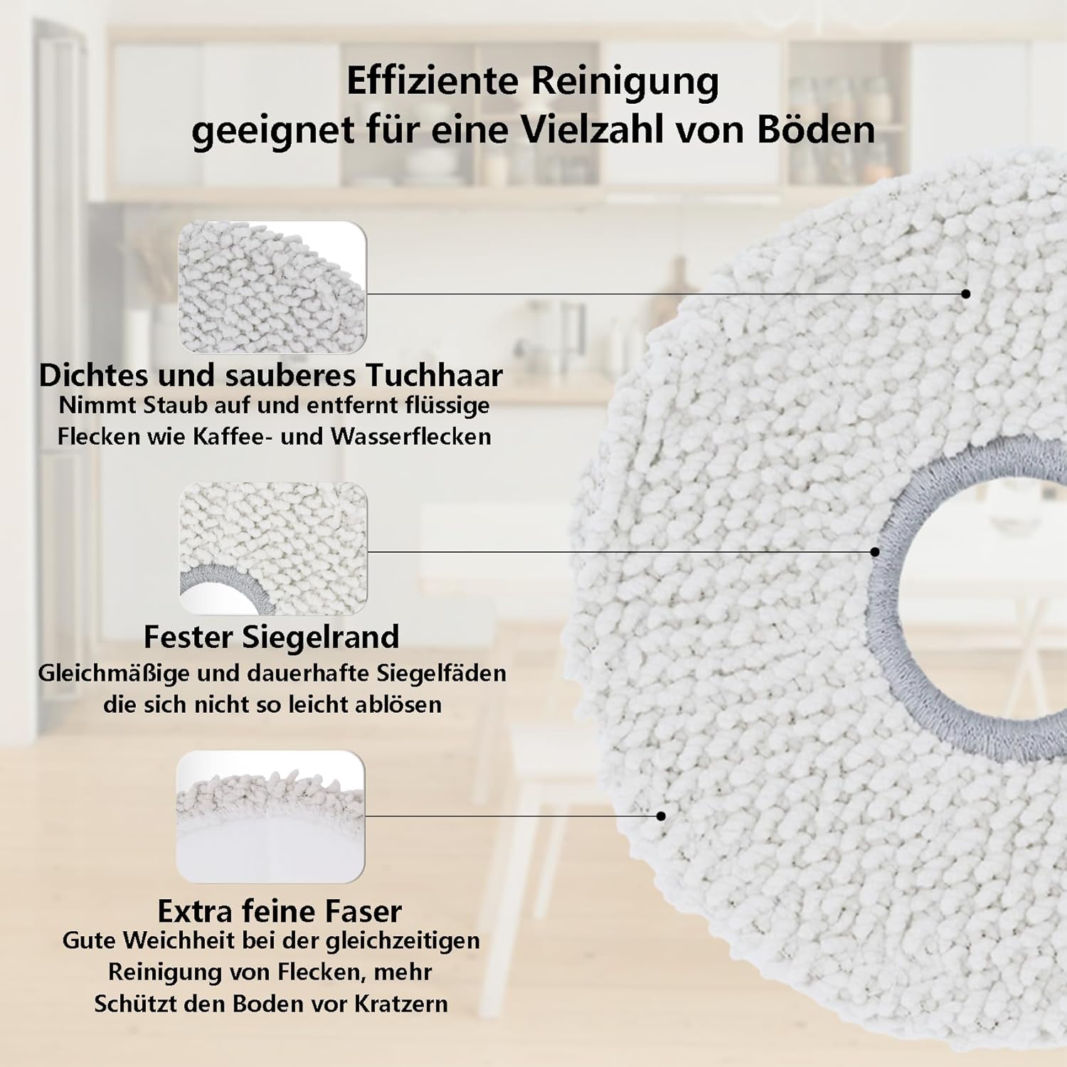 Kit d'accessoires de remplacement pour Ecovacs T50 Pro Omni - 6