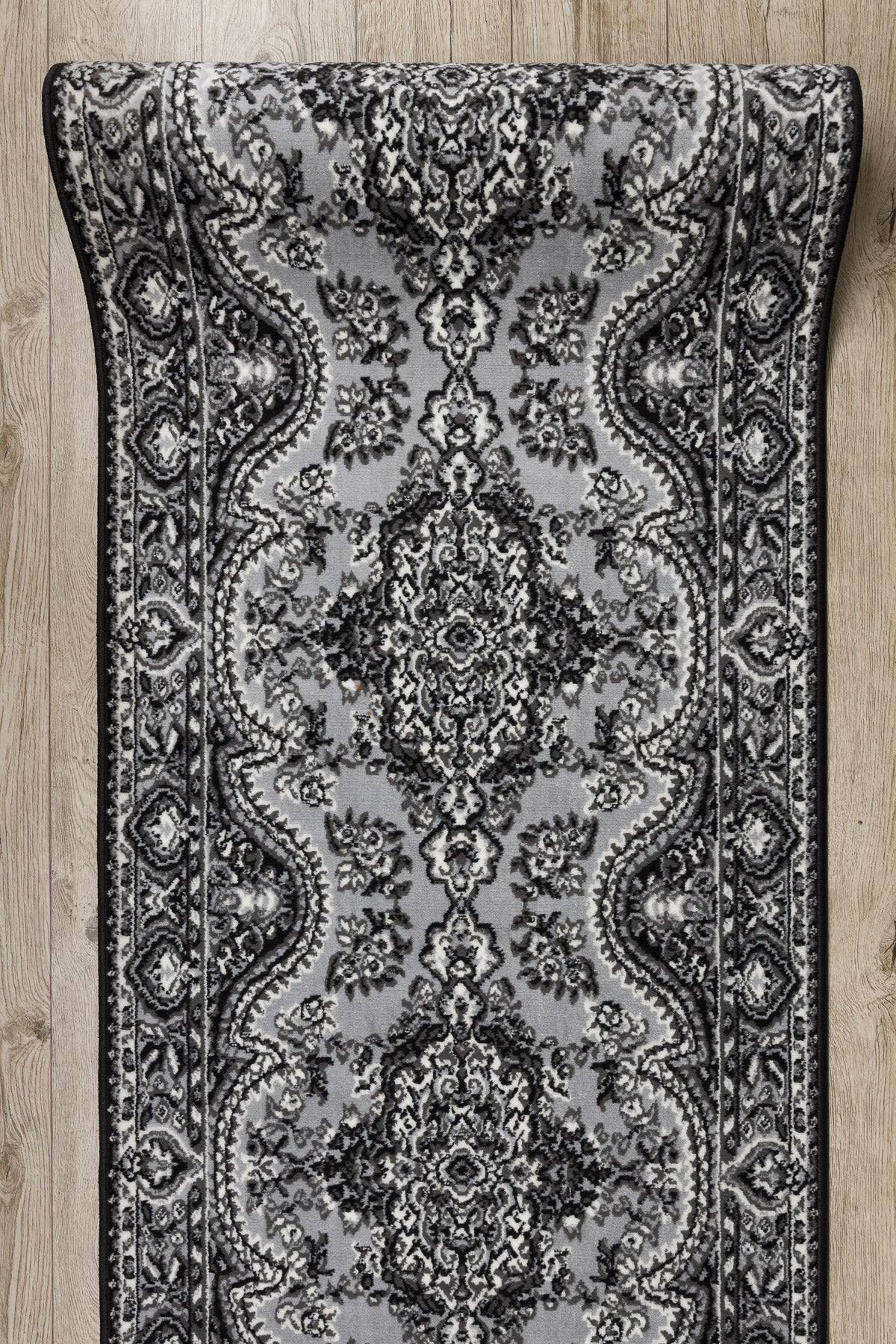 CHODNIK BCF MORAD Wiosna rozeta szary 90 cm 90x1300 cm - 5