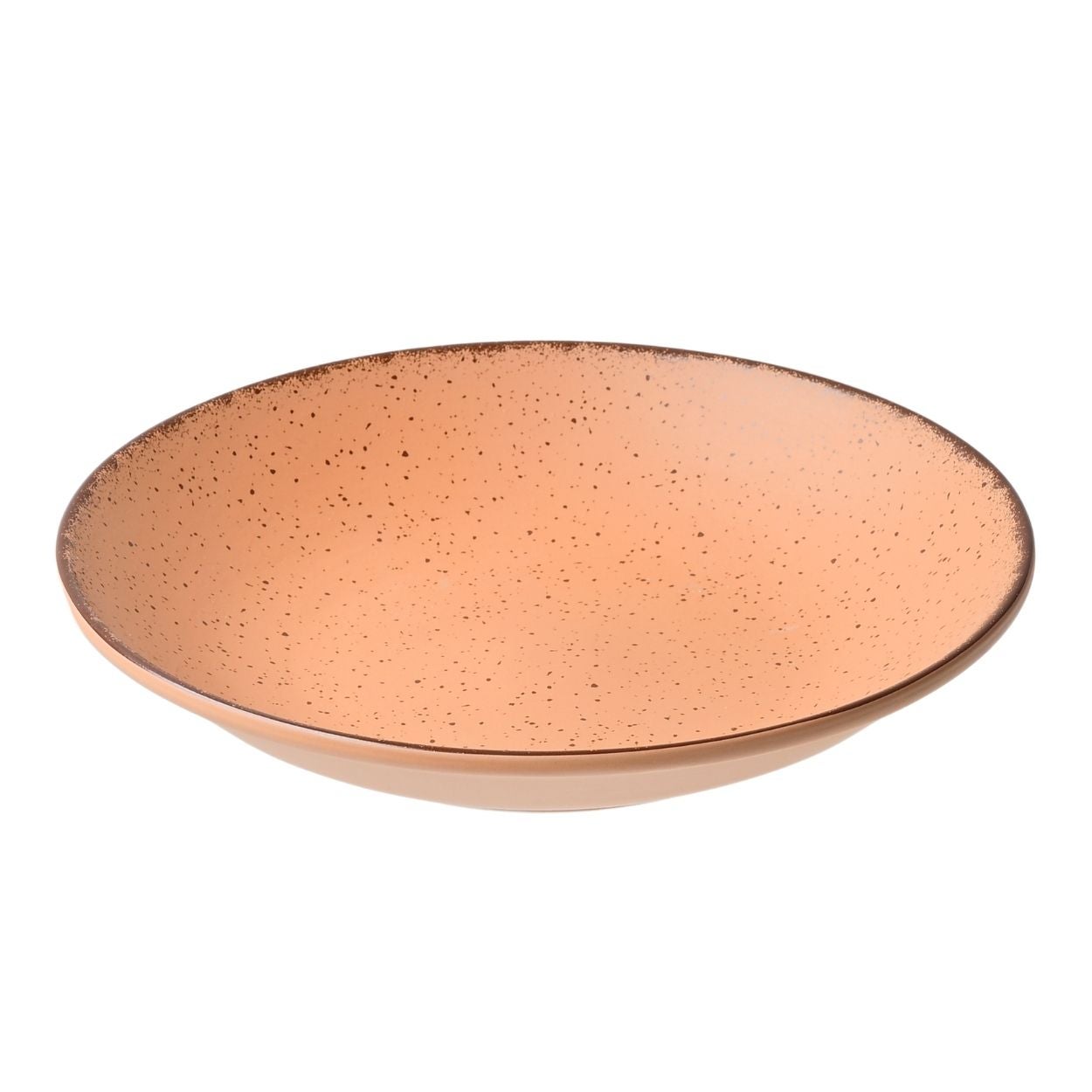 Talerz głęboki Terra Salmon Estia porcelana pomarańczowy 23 cm 1 szt.