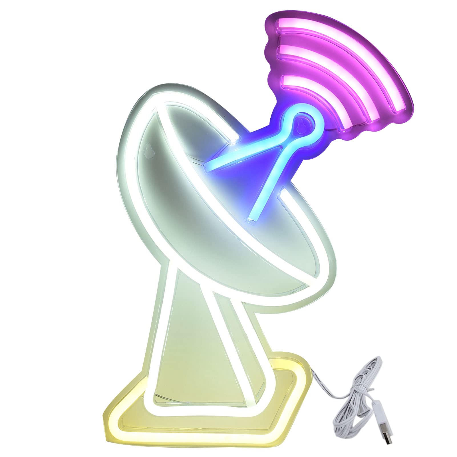 Insegna Al Neon Gatto Rosa - Alimentazione USB, LED, Decorazione Camera, Regalo Per Amanti Dei Gatti - Foto 9